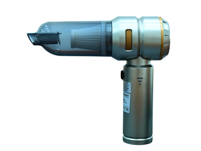 Yeni Kablosuz Şarjlı Mini Süpürge Gri - 4