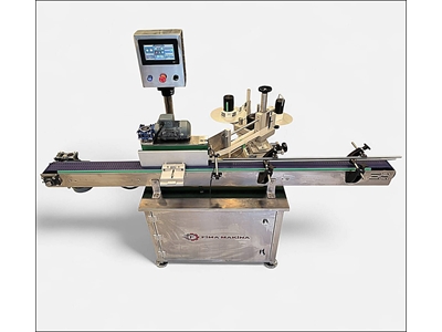 Automatic Cylindrical Bottle Jar Labeling Machine - 0