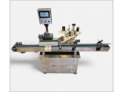 Automatic Cylindrical Bottle Jar Labeling Machine