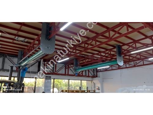 Machine à cascade suspendue au plafond