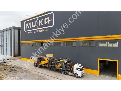 Mf100 с питателем мобильный первичный дробильщик