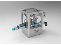 6 Nozullu Servo Sıvı Dolum Makinesi