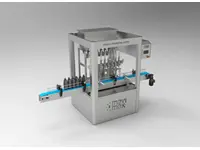 6 Nozullu Servo Sıvı Dolum Makinesi