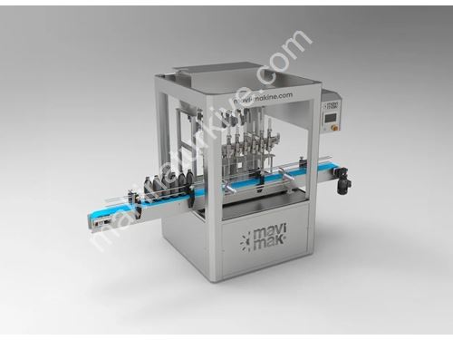 6 Nozullu Servo Sıvı Dolum Makinesi