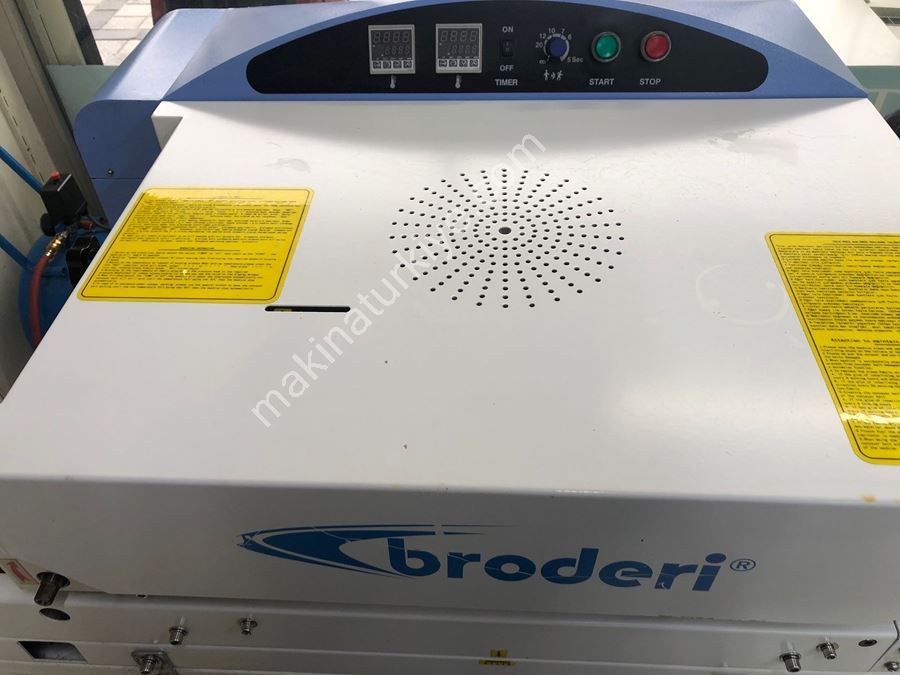 Broderi BD-400 40 Cm Tela Yapıştırma Presi (İkinci El) Sıfır Ayarında