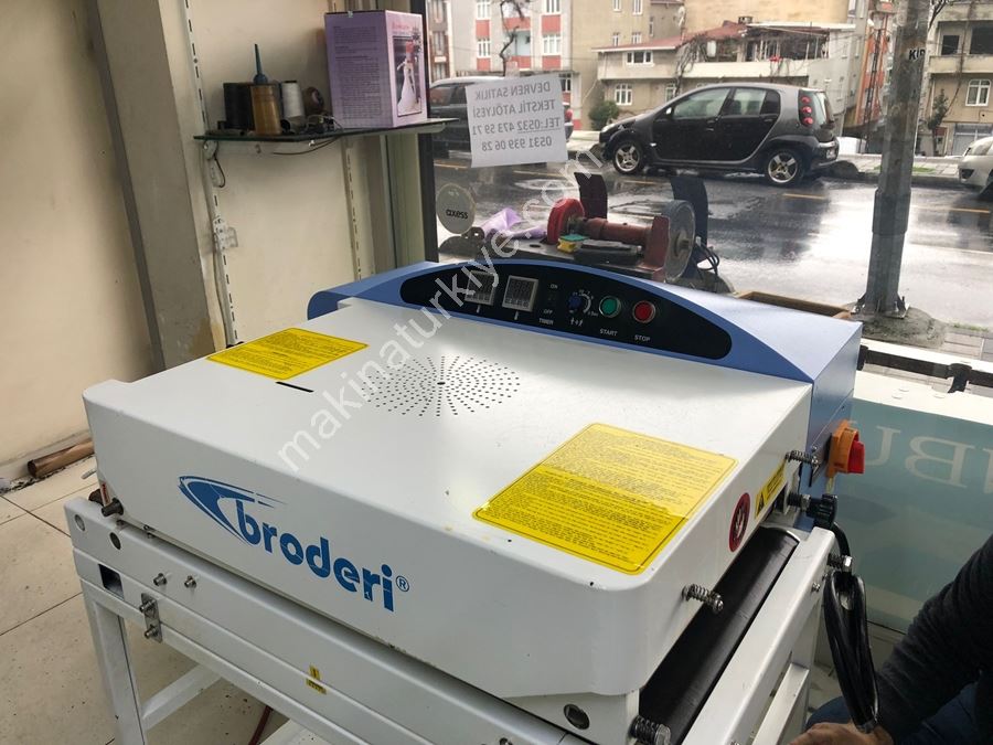 Broderi BD-400 40 Cm Tela Yapıştırma Presi (İkinci El) Sıfır Ayarında