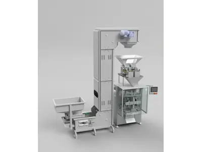 16 Adet / Dakika 2 Terazili Dikey Dolum Paketleme Makinası