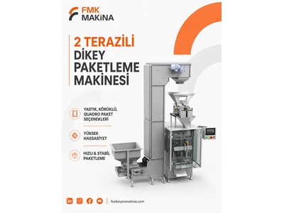 16 Adet / Dakika 2 Terazili Dikey Paketleme Makinası - 1