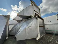 Paslanmaz Konik Toz Tutma Bunkeri