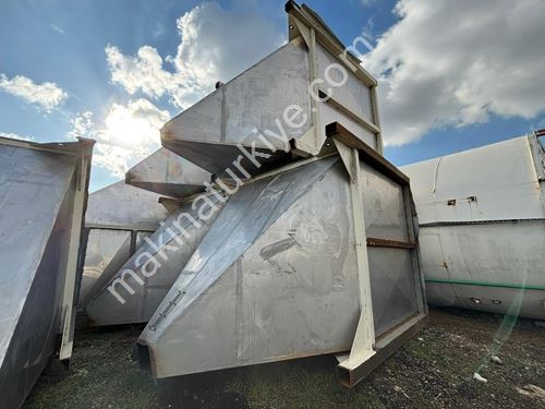 Нержавеющий конусный бункер для сбора пыли