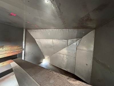 Нержавеющий конусный бункер для сбора пыли - 2