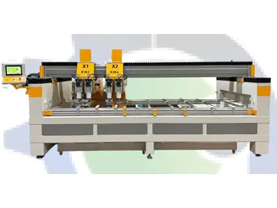 8 Head Cnc Glass Processing Machine