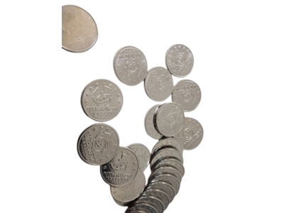 Paslanmaz Resimli Mr Token Oyun Makinası Jetonu - 2