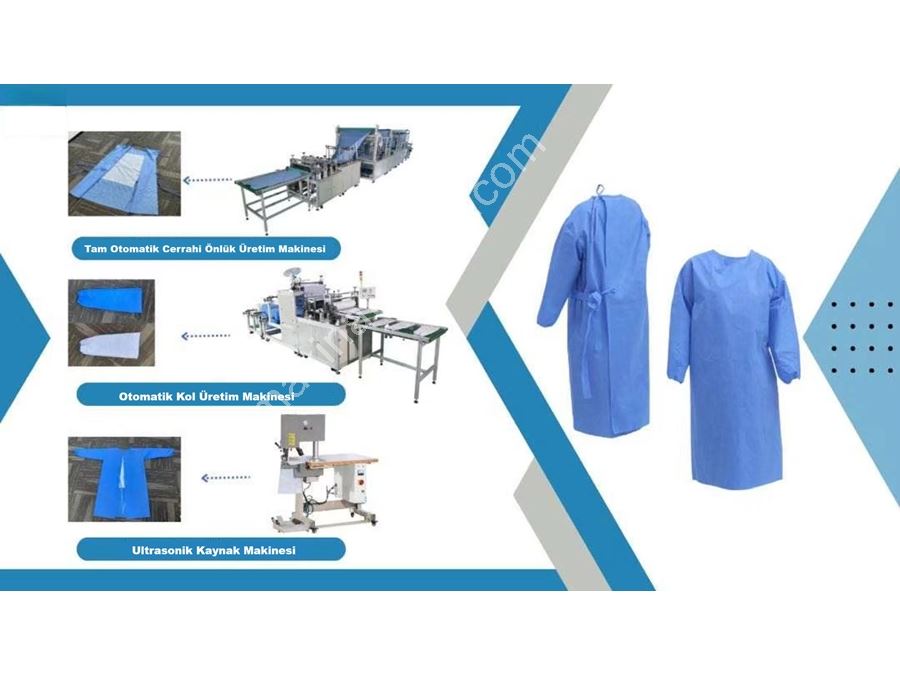 Otomatik Cerrahi Önlük Üretim Makinesi