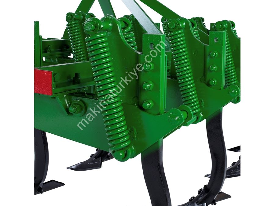 Постепенный культиватор с 2 рядами зубьев и 7 стойками