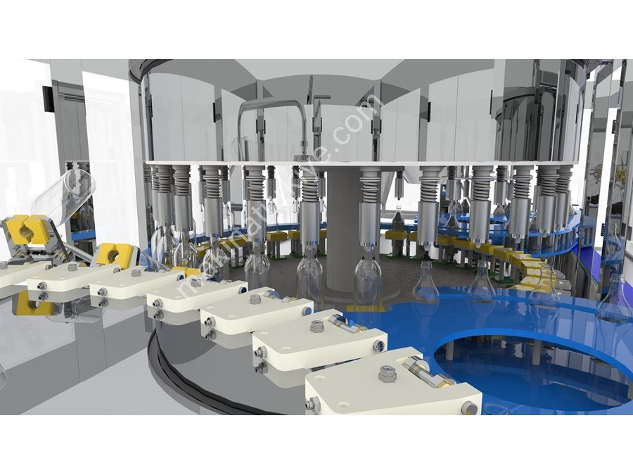 Rotary Dolum ve Kapaklama Makinesi