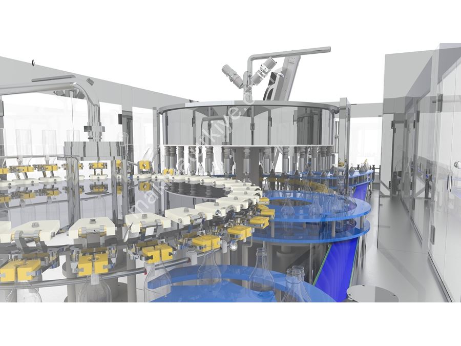 Rotary Dolum ve Kapaklama Makinesi