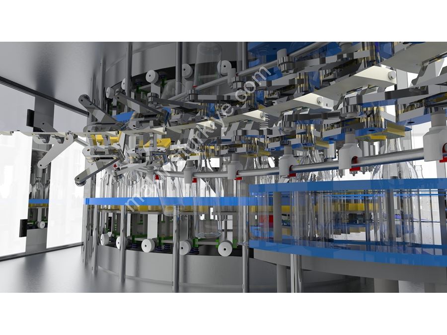 Rotary Dolum ve Kapaklama Makinesi