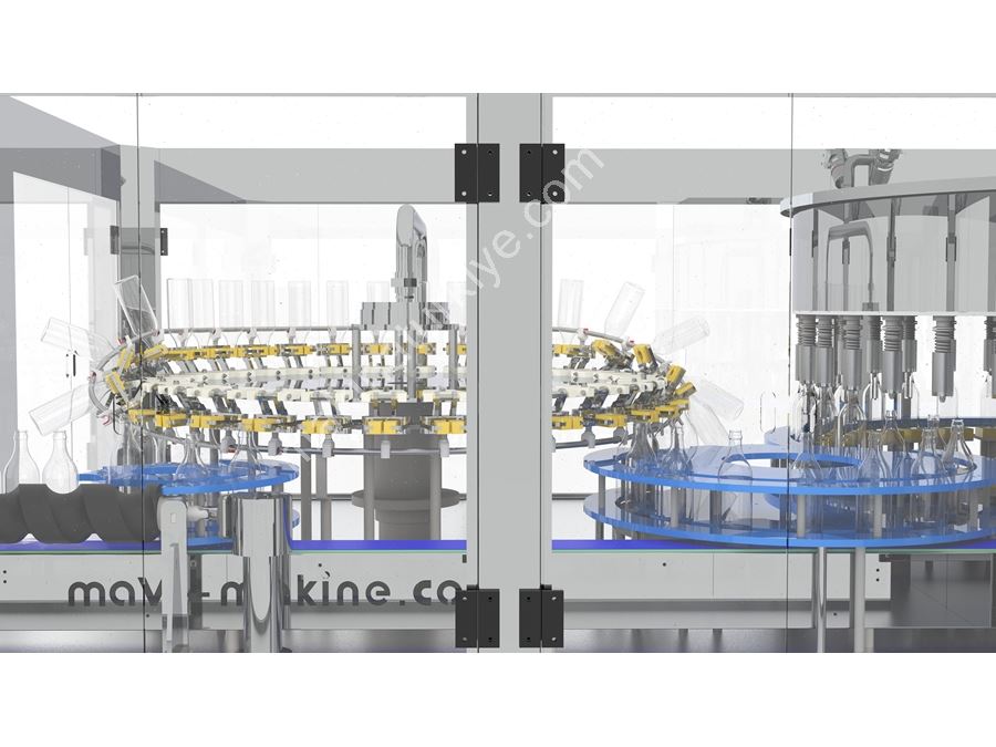 Rotary Dolum ve Kapaklama Makinesi