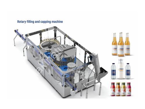 Rotary Dolum ve Kapaklama Makinesi