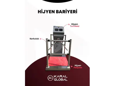  Paslanmaz Hijyen Bariyeri