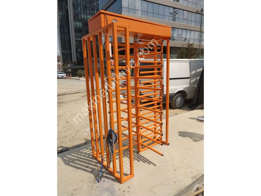 220Cm Yarım Kafes Tipi Boyalı Tam Boy Turnike