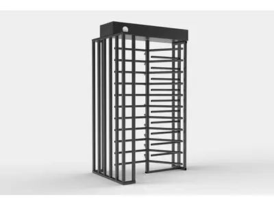 220Cm Yarım Kafes Tipi Boyalı Tam Boy Turnike