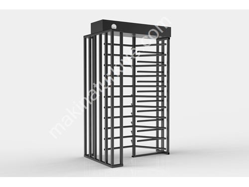 220Cm Yarım Kafes Tipi Boyalı Tam Boy Turnike