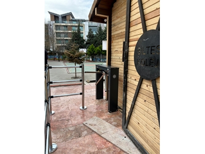 Çift Ayak Eko Model Boyalı Tripod Bel Turnikesi - 4