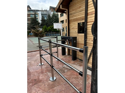 Çift Ayak Eko Model Boyalı Tripod Bel Turnikesi - 2