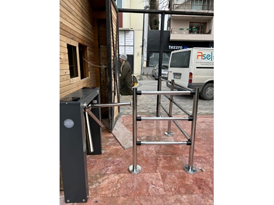 Çift Ayak Eko Model Boyalı Tripod Bel Turnikesi - 3