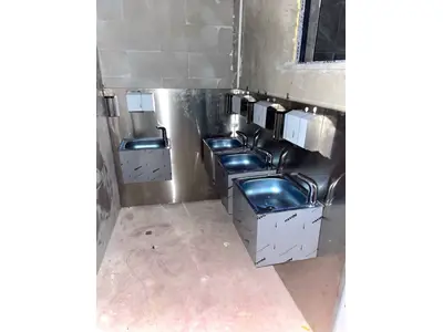 Paslanmaz Panolu Lavabo Sensörlü