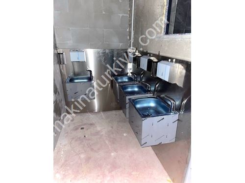 Paslanmaz Panolu Lavabo Sensörlü