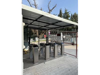 Çift Ayak Elit Model Paslanmaz Tripod Bel Turnikesi - 0