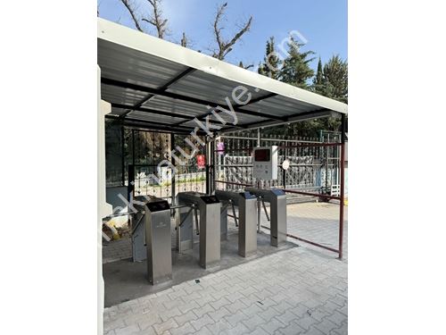 Çift Ayak Elit Model Paslanmaz Tripod Bel Turnikesi