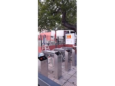 Çift Ayak Elit Model Paslanmaz Tripod Bel Turnikesi - 3