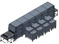 8 Sıralı Tam Otomatik Cam Şişe Yıkama Makinesi
