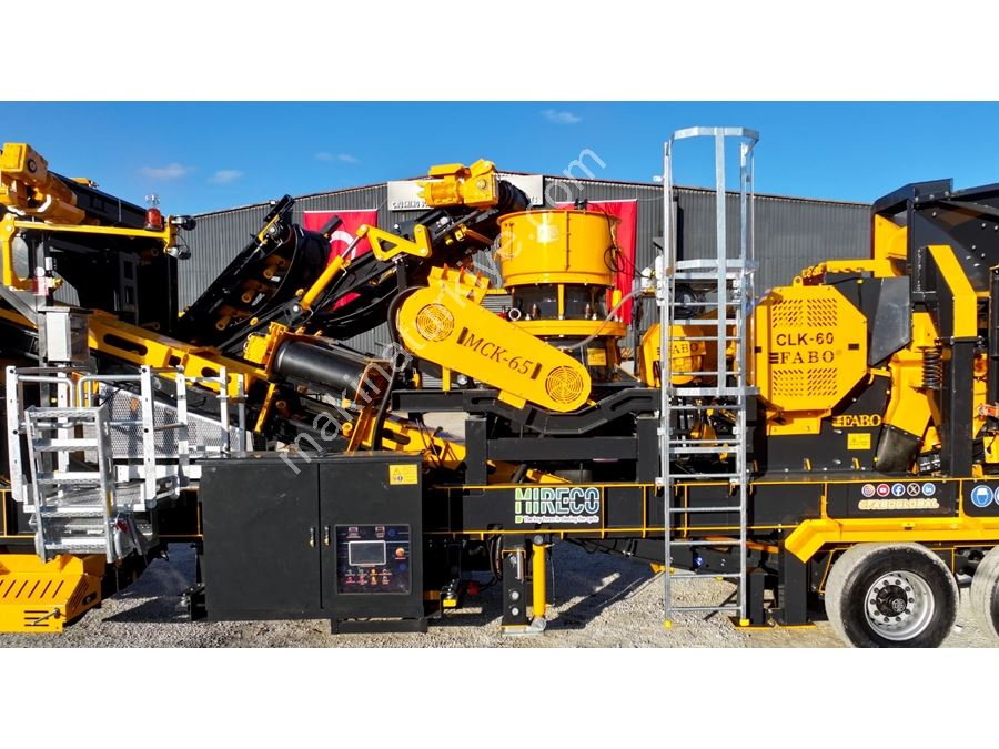 60-80 Ton Çeneli Mobil Konkasör