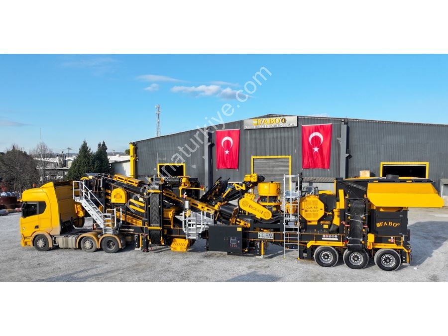 60-80 Ton Çeneli Mobil Konkasör