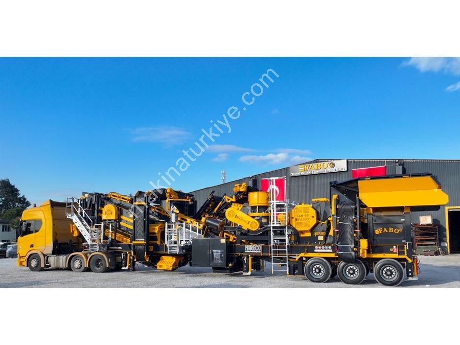 60-80 Ton Çeneli Mobil Konkasör