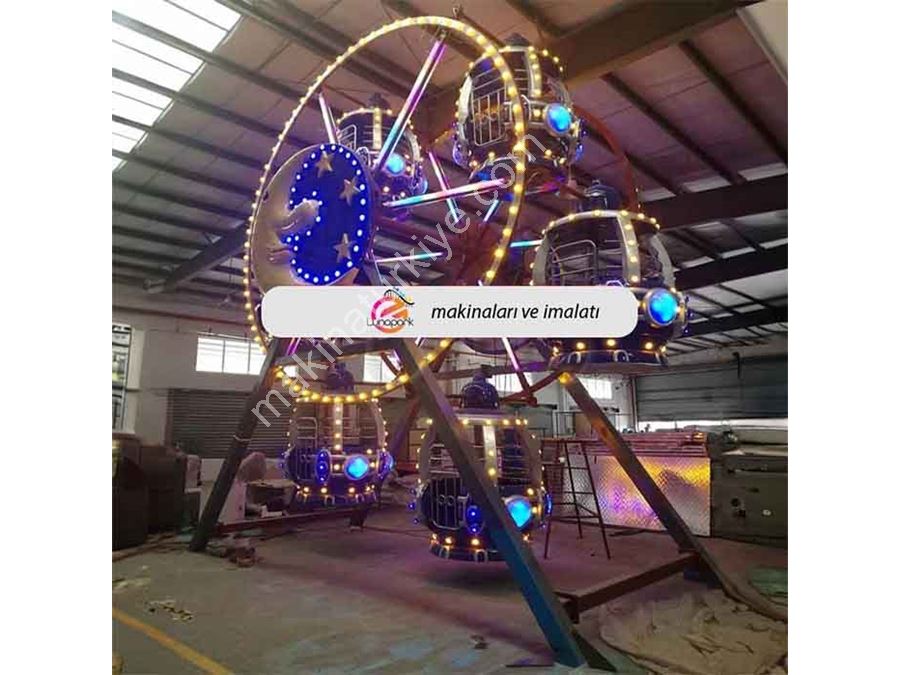 6 Kovalı 24 Kişilik Mini Dönme Dolap