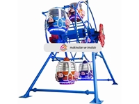 6 Kovalı 24 Kişilik Mini Dönme Dolap