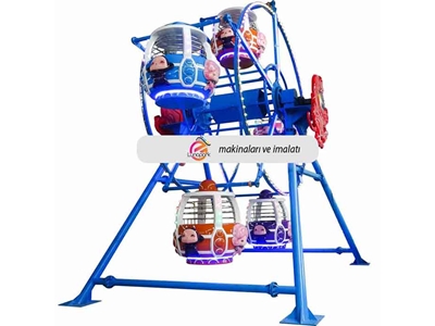 6 Kovalı 24 Kişilik Mini Dönme Dolap - 0