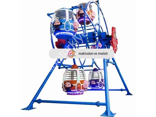 6 Kovalı 24 Kişilik Mini Dönme Dolap