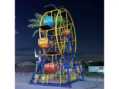 8-Bucket Mini Rotating Cabinet