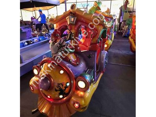 14 Kişilik Lunapark Modeli Raylı Tren