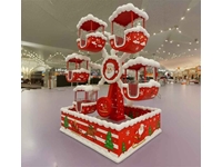 Mini Rotating Cabinet with New Year Theme