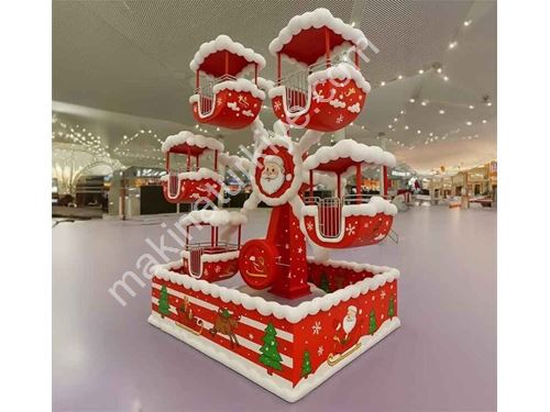 Mini Rotating Cabinet with New Year Theme