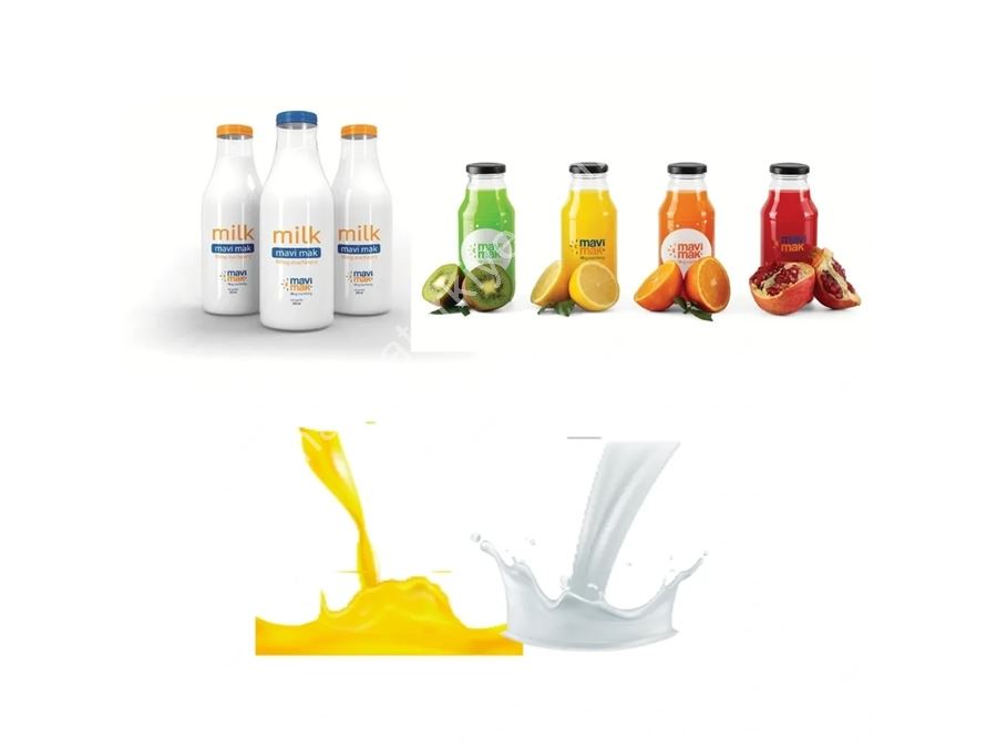 Otomatik Şişe Sıvı Dolum, Kapaklama Ve Etiketleme Makinası