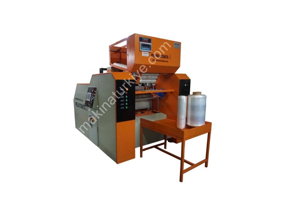 1100 Mt/Dk Tam Otomatik Ön Gerdirmeli Streç Sarma Makinesi